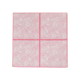 25 Pack White Pink 2-Ply Paper Beverage Napkins in French Toile Print