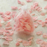 10 Pack | 5x7inch Pink Organza Drawstring Wedding Party Favor Gift Bags