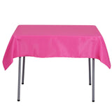 Fuchsia Polyester Square Tablecloth 54"x54"