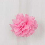 6 Pack 10inch Pink Tissue Paper Pom Poms Flower Balls, Ceiling Wall Hanging Decorations