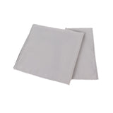 5 Pack Silver Premium Polyester Cloth Napkins with Hemmed Edges, Reusable Dinner Napkins