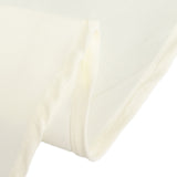 Ivory Cotton Blend Round Tablecloth - 70"