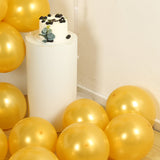 50 Pack Gold Biodegradable Balloons, Thickened Extra Strong Eco-friendly Latex Helium Party Ball