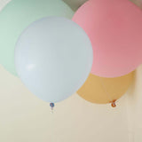 10 Pack | 18inch Matte Pastel Ice Blue Helium or Air Latex Party Balloons