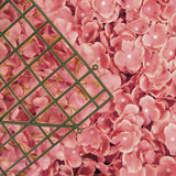 11 Sq ft. | Dusty Rose UV Protected Hydrangea Flower Wall Mat Backdrop