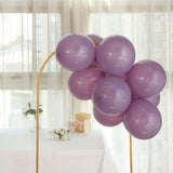 25 Pack | 12Inch Matte Pastel Violet Amethyst Helium/Air Latex Party Balloons