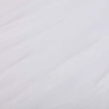 14FT White Extra Long 48 inch Two Layered Tulle & Satin Table Skirt#whtbkgd