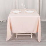 70"x70" Blush Premium Polyester Square Tablecloth - 220GSM