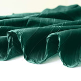 90x132Inch Hunter Emerald Green Accordion Crinkle Taffeta Rectangular Tablecloth