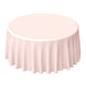 120" Rose Gold | Blush Polyester Round Tablecloth