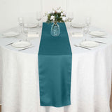 12x108inch Peacock Teal Polyester Table Runner