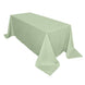 90inch x 132inch Sage Green Polyester Rectangular Tablecloth