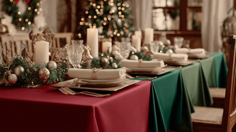 Polyester Christmas Tablecloth
