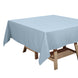 Dusty Blue Polyester Square Tablecloth 70"x70"