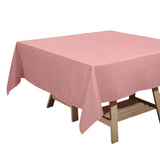 Dusty Rose Polyester Square Tablecloth 70"x70"