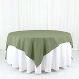 90"x90" Dusty Sage Green Square Polyester Table Overlay