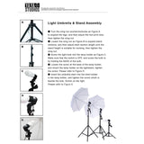 10ft Photo Video Studio Lighting & Background Support System Kit