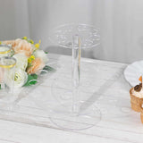 2 Tier 24-Slot Clear Acrylic Waffle Cone Holder Food Display Stand