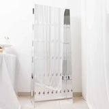 5ft Silver Mirror Finish 5-Tier 40 Champagne Glass Holder Wall Stand, Foam Board Wine Glass Standing