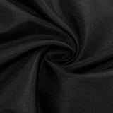 6ft Black Open Back Fitted Polyester Rectangle Tablecloth, Trade Show Table Cover#whtbkgd