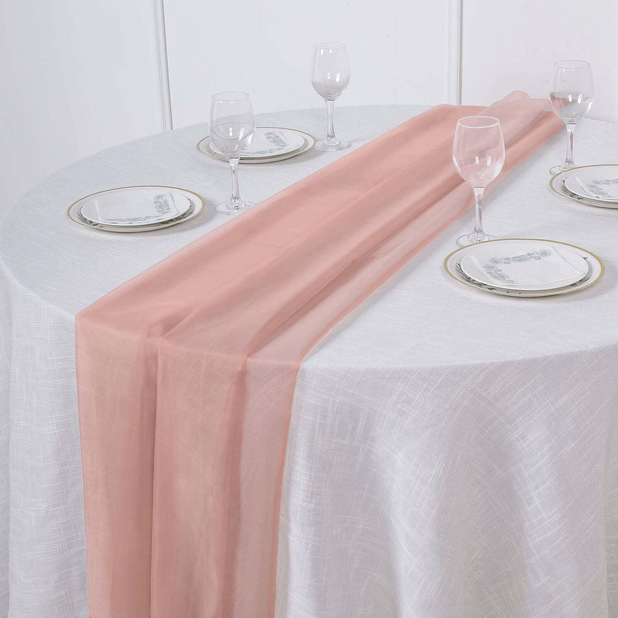 6FT Premium Chiffon Table Runner