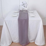 6 FT | Amethyst Voilet Premium Chiffon Table Runner