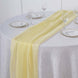 6FT | Yellow Premium Chiffon Table Runner