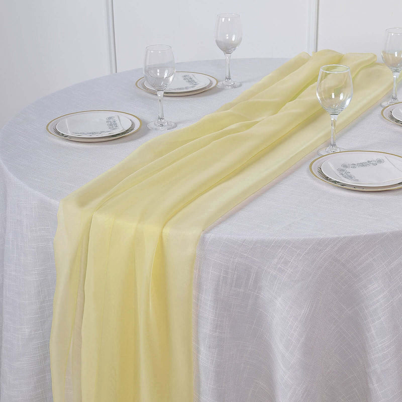 Lemon or Yellow Table Runners