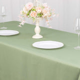 60"x102" Dusty Sage Green Premium Polyester Rectangular Tablecloth - 220GSM