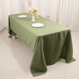 Dusty Sage Green Seamless Premium Polyester Rectangular Tablecloth 220GSM 60x126inch