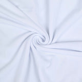 7ft Matte White Spandex Half Moon Chiara Backdrop Stand Cover#whtbkgd