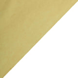 5 Pack Gold Rectangle Plastic Table Covers, 54inchx108inch PVC Disposable Tablecloths