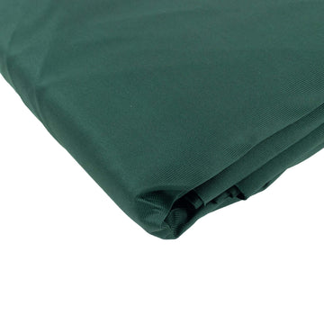 Premium Hunter Emerald Green Scuba Polyester Fabric Roll, Wrinkle Free DIY Craft Fabric Bolt- 60"x10 Yards