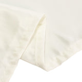 60"x102" Ivory Lamour Satin Rectangle Tablecloth