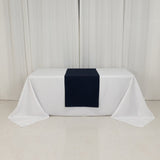 Wide Premium Polyester 24"x72" Table Runner Navy Blue - Sublimation Printable Banner