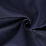 10 Pack Navy Blue Polyester Banquet Chair Covers, Reusable Stain Resistant Slip On Chair Covers