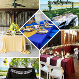 Elegant table settings for various events with diverse themes and decorations.