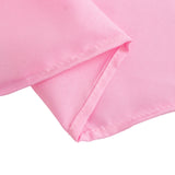 54"x54" Pink Premium Polyester Square Table Overlay - 220GSM