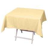 54"x54" Champagne Premium Polyester Square Tablecloth - 220GSM