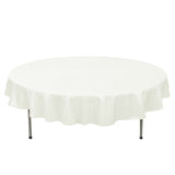 70" Ivory Premium Polyester Round Tablecloth - 220GSM