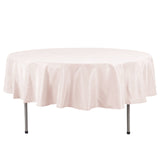 90" Blush Premium Polyester Round Tablecloth - 220GSM