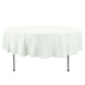 90" Ivory Premium Polyester Round Tablecloth - 220GSM