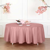 108" Dusty Rose Polyester Round Tablecloth