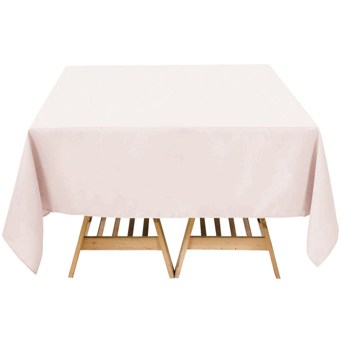 70"x70" Blush Premium Polyester Square Tablecloth - 220GSM