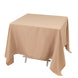 70"x70" Nude Premium Polyester Square Tablecloth - 220GSM