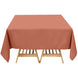 70" Terracotta (Rust) Premium Polyester Square Tablecloth - 220GSM