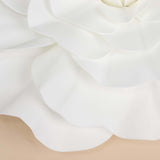 2 Pack | 24inch Large White Real Touch Artificial Foam DIY Craft Roses