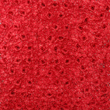 11 Sq ft. | Red 3D Silk Rose and Hydrangea Flower Wall Mat Backdrop