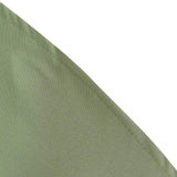 108" Dusty Sage Green Polyester Round Tablecloth