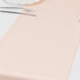 Blush Premium Scuba Polyester Table Runner, Wrinkle Free Table Linen